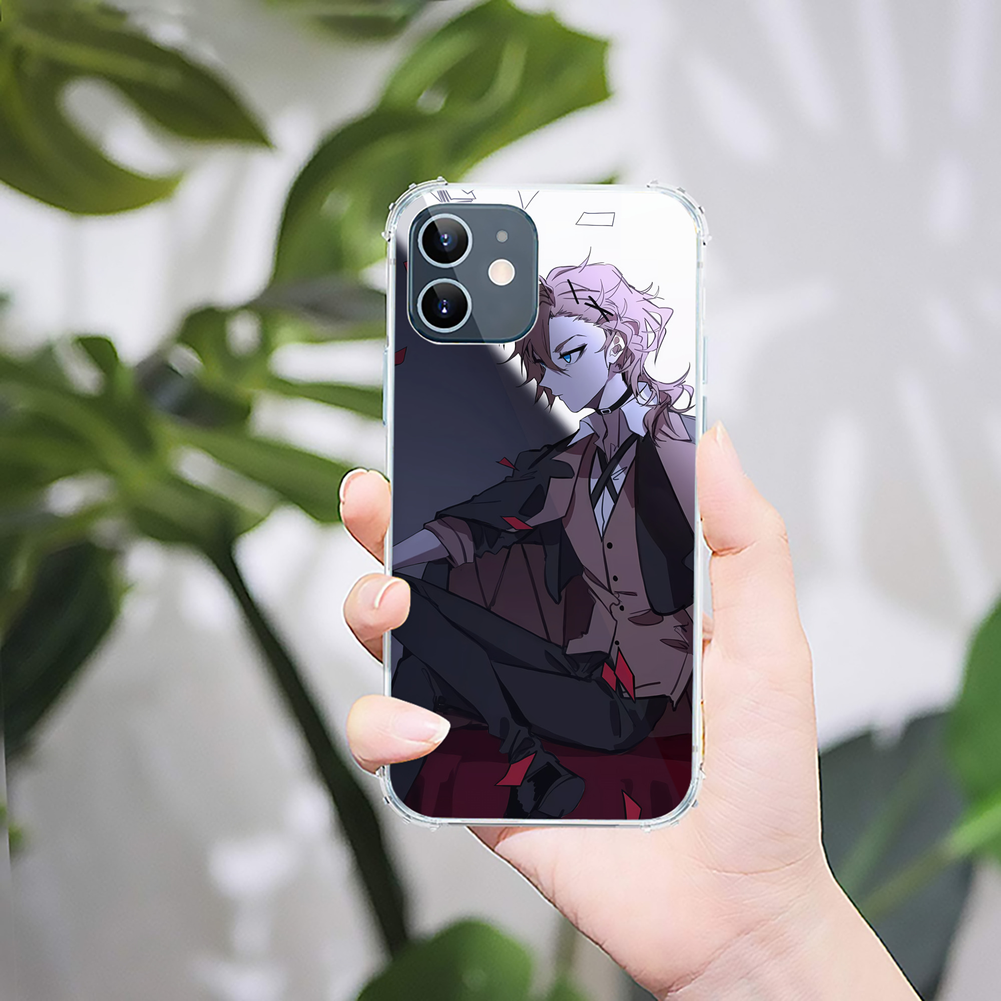 （画像用） 文豪ストレイドッグス Bungo Stray Dogs 【iPhone 12シリーズ対応】透明スマホケース（クリアソフトケース）